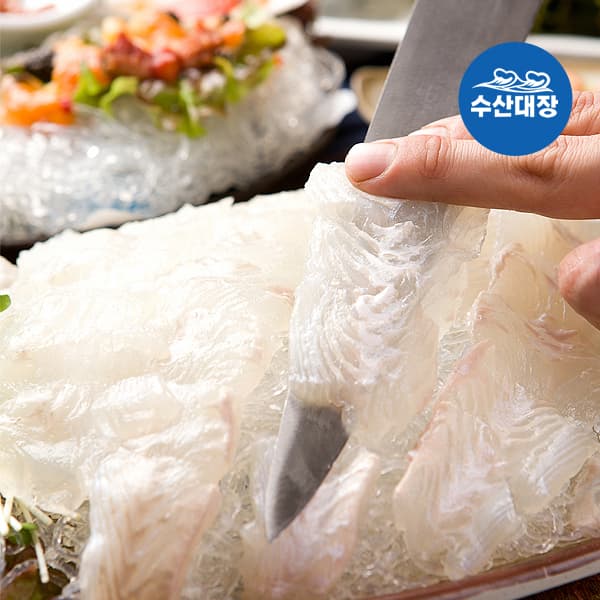 [SSG]쓱7클럽 국내산 대광어회 필렛/슬라이스 500g (29,440원/무료) (무료배송)
