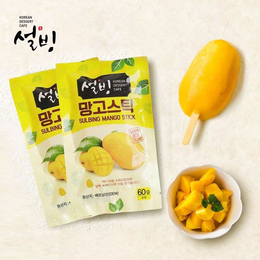 [롯데온]설빙 프리미엄 디저트 망고스틱 60g 30개 (17,990원/무료) (무료배송)
