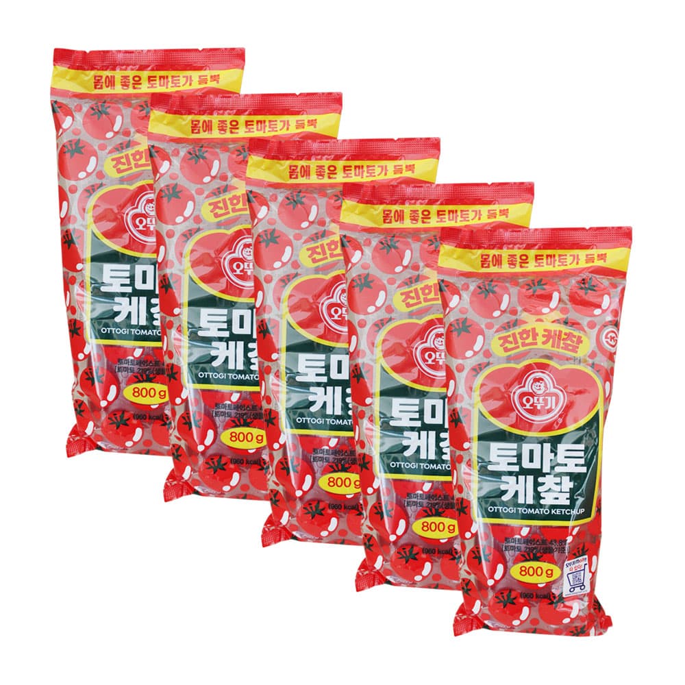 오뚜기 토마토 케챂 800g 2개 (5,580원 / 무료배송)