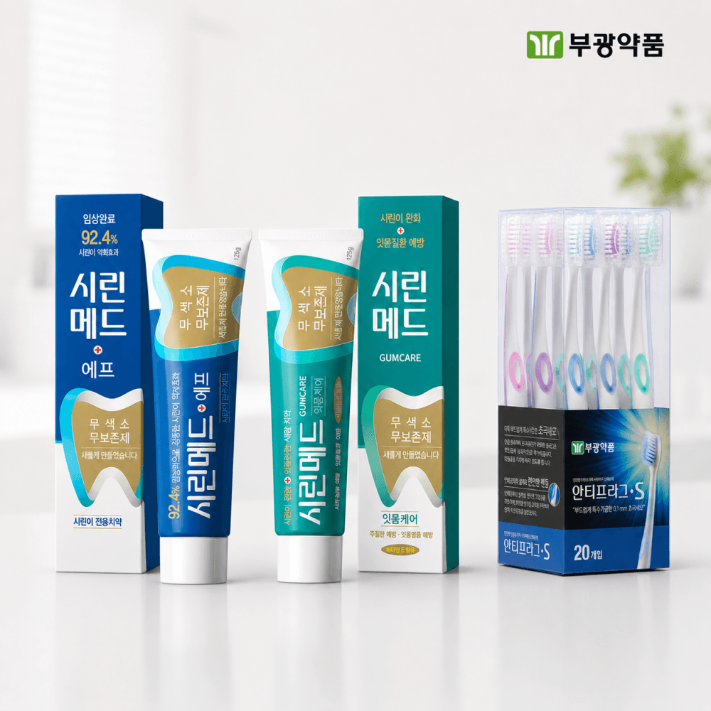 [롯데온]부광약품 시린메드 에프 잇몸치약 125g 6개 (22,730원/무료) (무료배송)