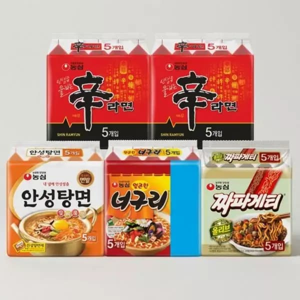[지마켓]신라면10+안성탕면5+짜파게티5 (13,320원/무료) (무료배송)