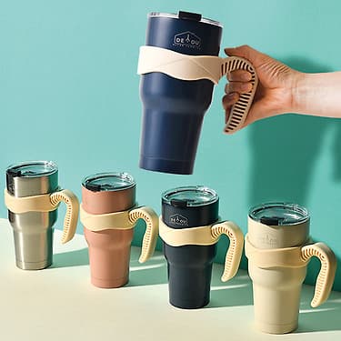 1개+1개 90% 밀폐 스텐 대용량 텀블러 900ml 손잡이 텀블러 (9,900원 / 무료배송)
