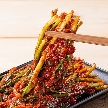 [카카오톡]국내산 전라도식 파김치 1kg (9,900원/무료) (무료배송)