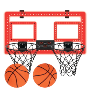 MinnARK Over-the-Door Basketball Dual Hoop Indoor Sports Game ($20.85 / (약: 29,777원))