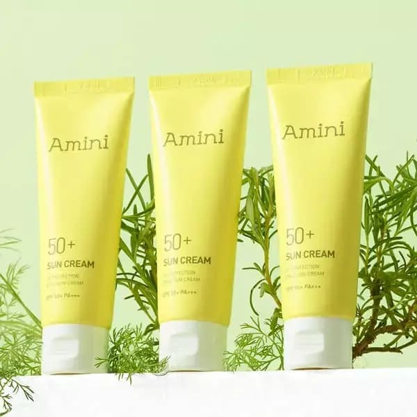 [지마켓]아미니 수분 선크림 SPF50+ 50ml 3개 (9,600원/무료) (무료배송)