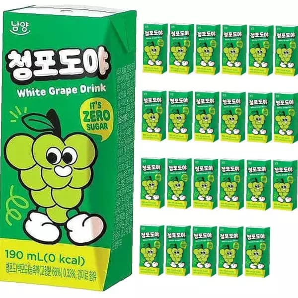 남양 과수원 제로 사과 190ml 24개 6,900원 (무료배송)