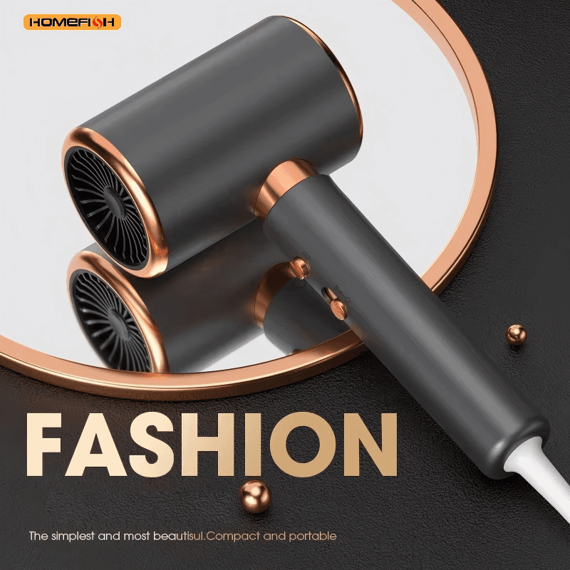 홈피쉬 2000W 살롱 헤어 드라이어, 온풍/냉풍 브러시 ($16.51 / (약: 23,579원))