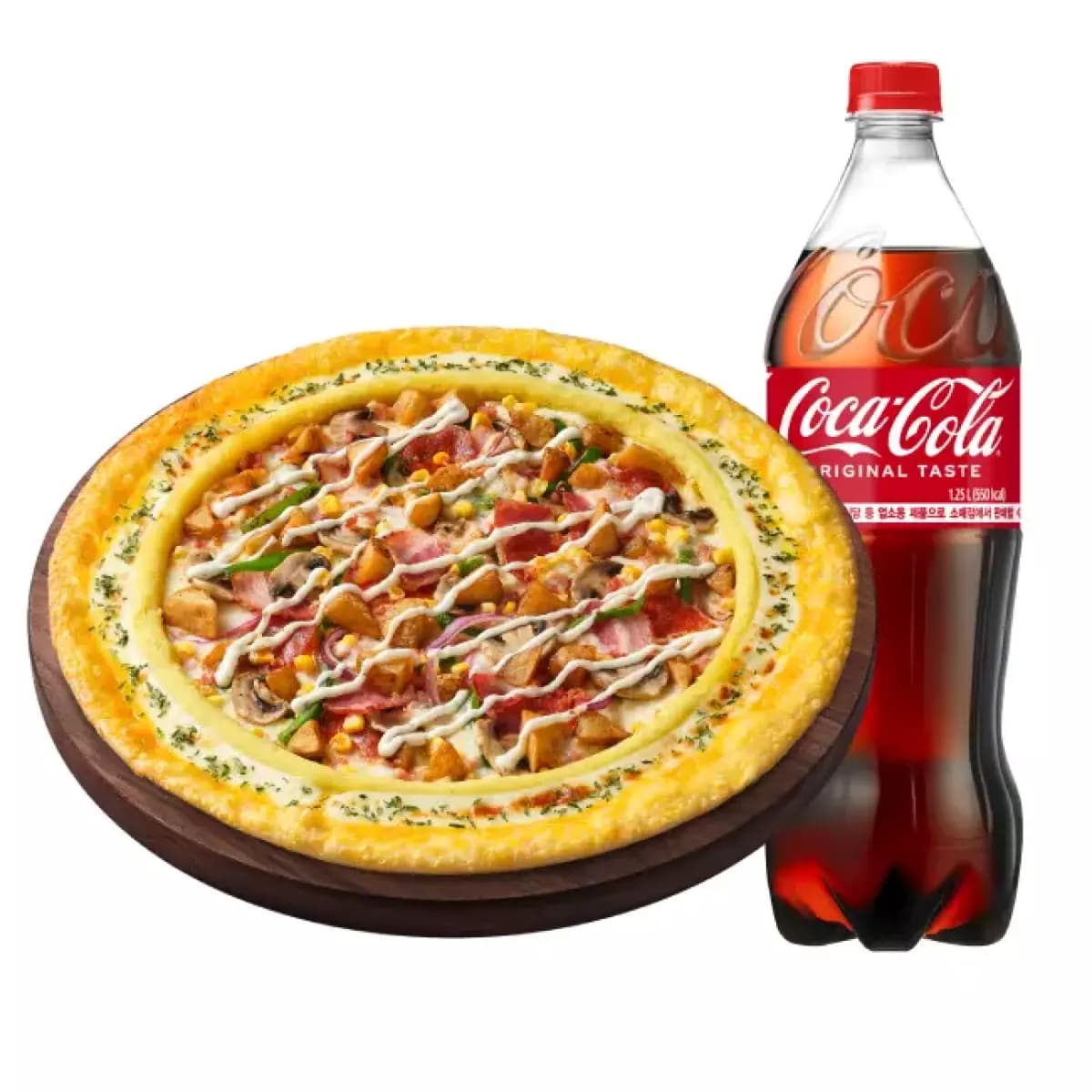 피자헛 베이컨포테이토 리치골드 L+콜라 1.25L 22,500원 등 (무료배송)