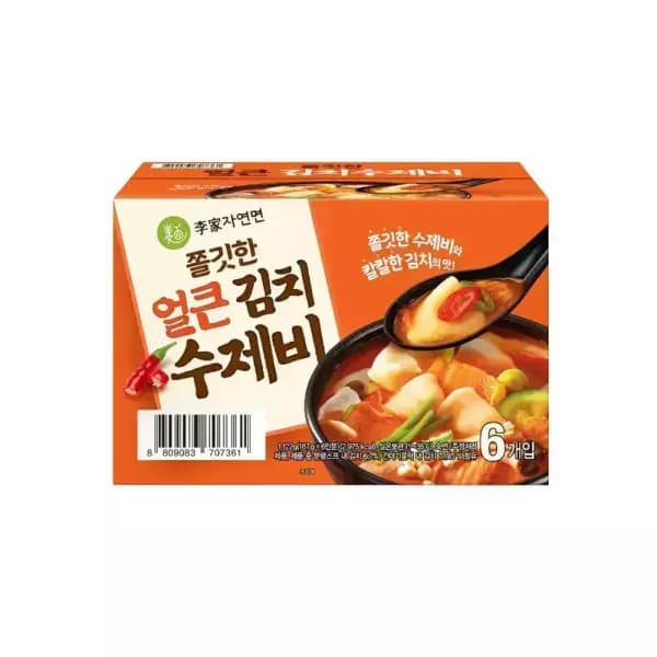 [11번가]이가자연면 쫄깃한 얼큰 김치수제비 187gx6개입 (9,390/무료) (9,390원 / 무료배송)