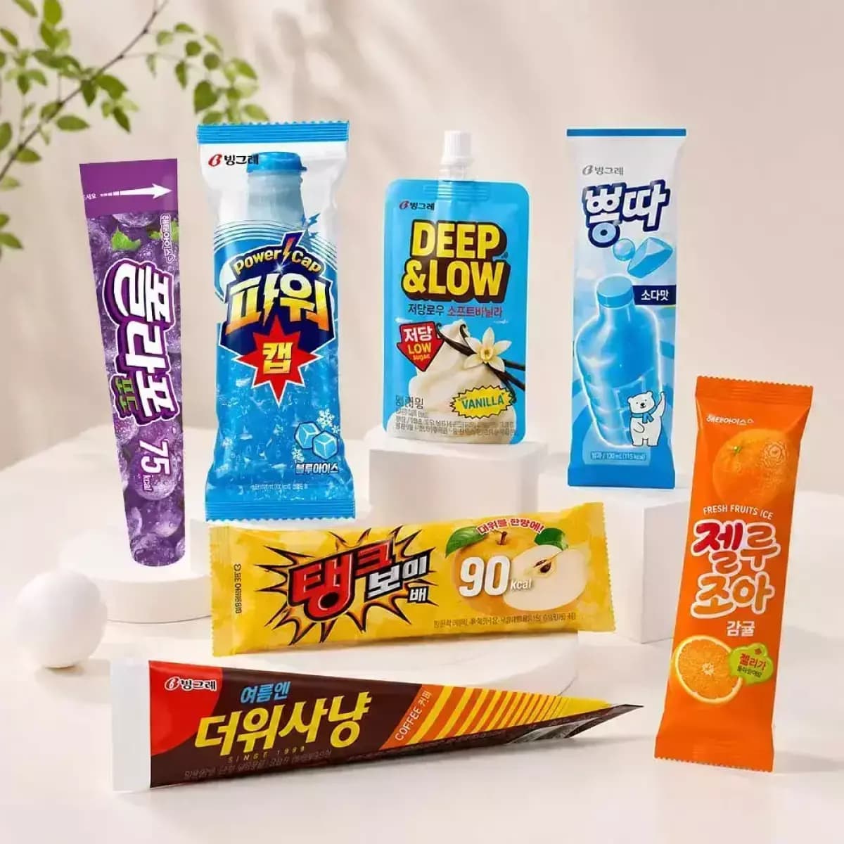 빙그레 더위사냥 뽕따 파워캡 탱크보이 15+15 골라담기 (2,090원 / 무료배송)