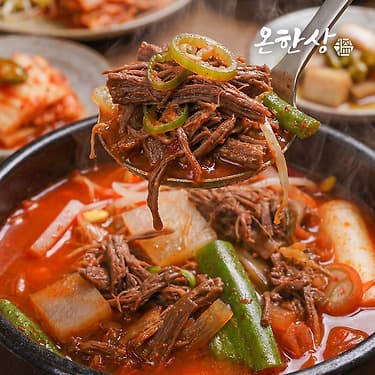 [톡딜]산더미 육개장 630g6팩 (23,800원/무료) (무료배송)