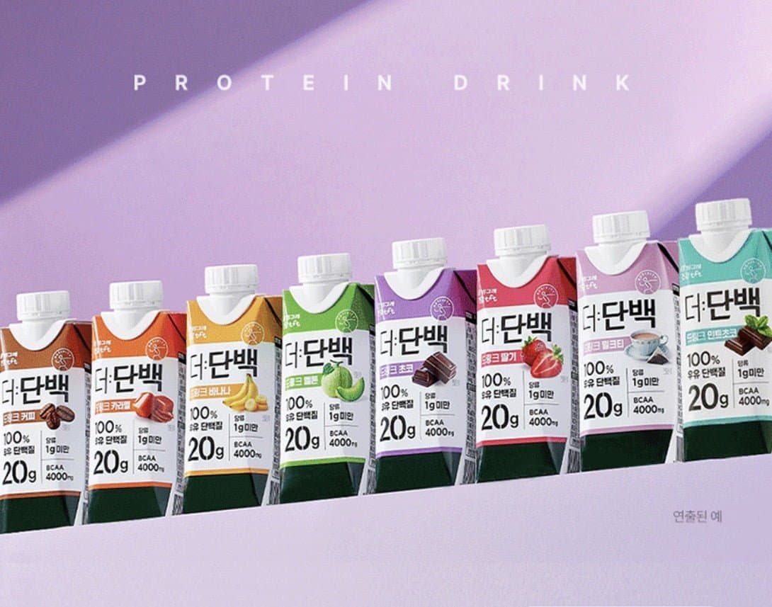 [롯데온]더단백 단백질 드링크 8종 250ml X 14+14+14 / 42팩 (49,950원/무료)