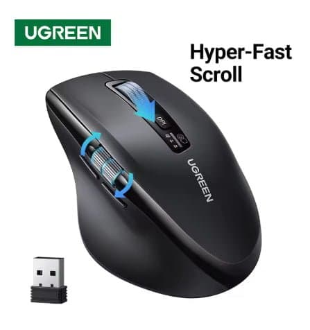 UGREEN 초고속 스크롤 무선 마우스($13.04/무료)