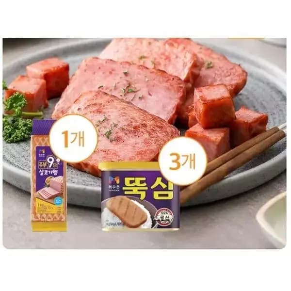 목우촌 뚝심 340g X 3개 (*2 총 6캔) (0원 / 무료배송)