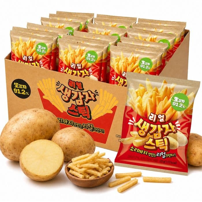 생감자스틱 20g 18봉 (8,490원 / 무료배송)