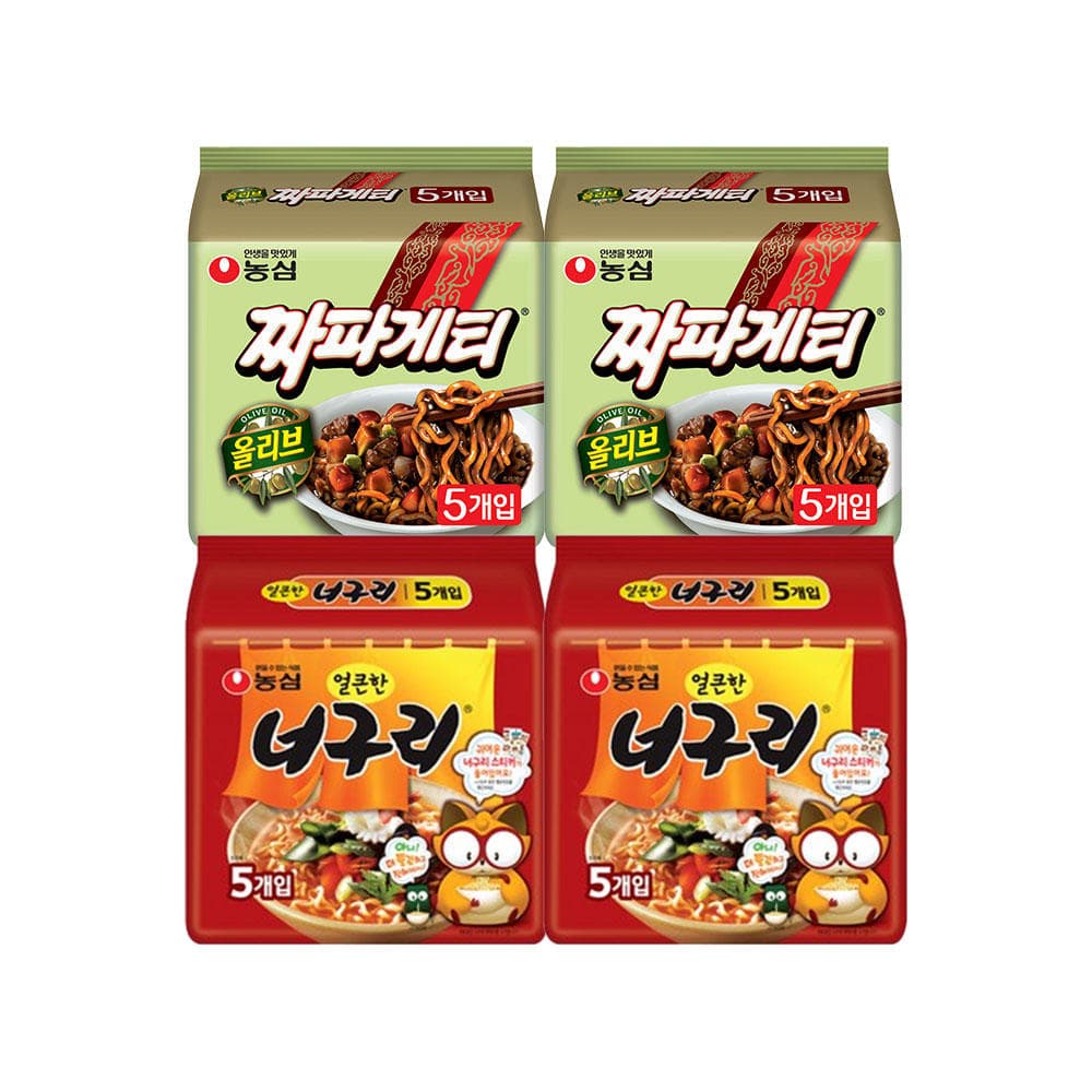 농심 짜파게티 140g, 10개, (5개입 X 2팩) (8,810원 / 무료배송)