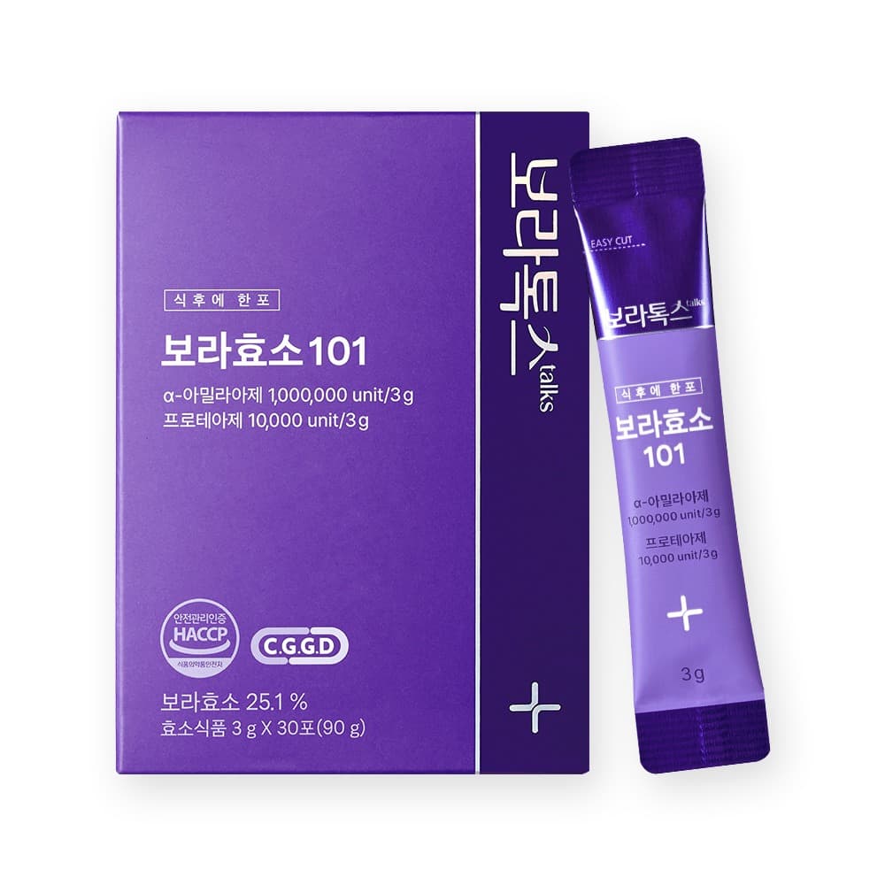 [토스]보라톡스 보라효소101 곡물발효효소 프로바이오틱스 30포 / (6000원/3박스이상구매시무배)