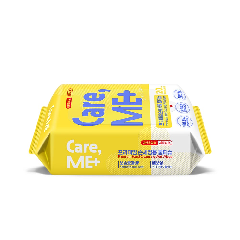 지앤티클린)케어미 손세정용 물티슈 20매×10개 4,900원 (무료배송)