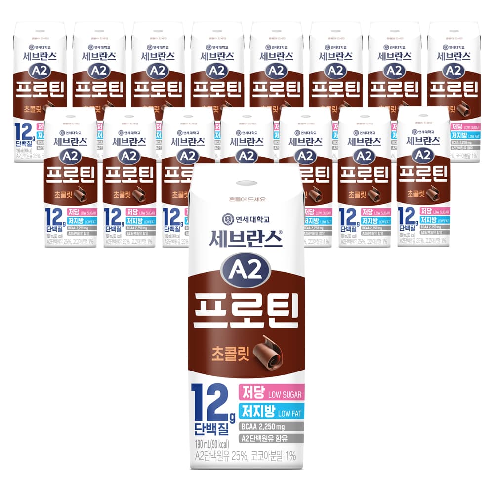 [토스]연세우유 세브란스 A2 프로틴, 커피맛, 190ml, 16개 (14,900원/무료배송)