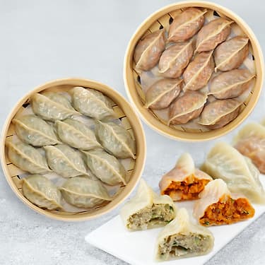 [톡딜]고기 김치 잎새만두 대용량 2.8KG (13,400원/무료배송)