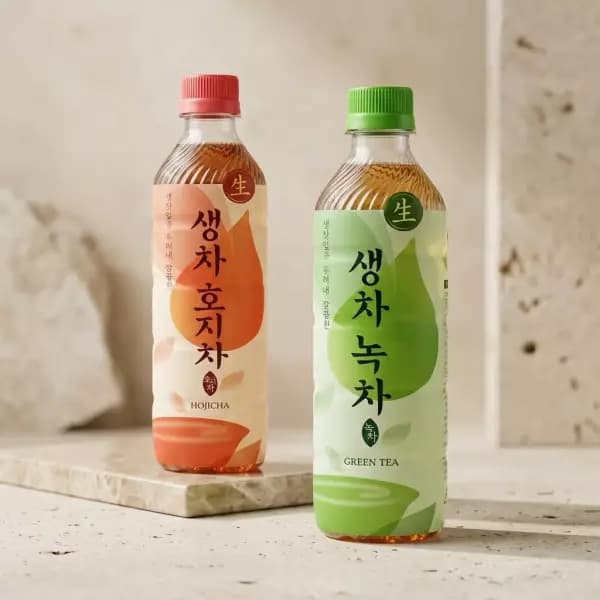 웅진 생차 녹차/호지차 500mL 20개 (11,410원 / 무료배송)