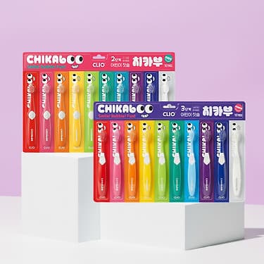 [카카오]1-3세 치카부 초미세모 칫솔 9입 x 2세트 (14,900원/무료) (무료배송)
