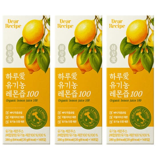 GS샵) 레몬즙 레몬차 14포 3박스 11,940원 (무료배송)