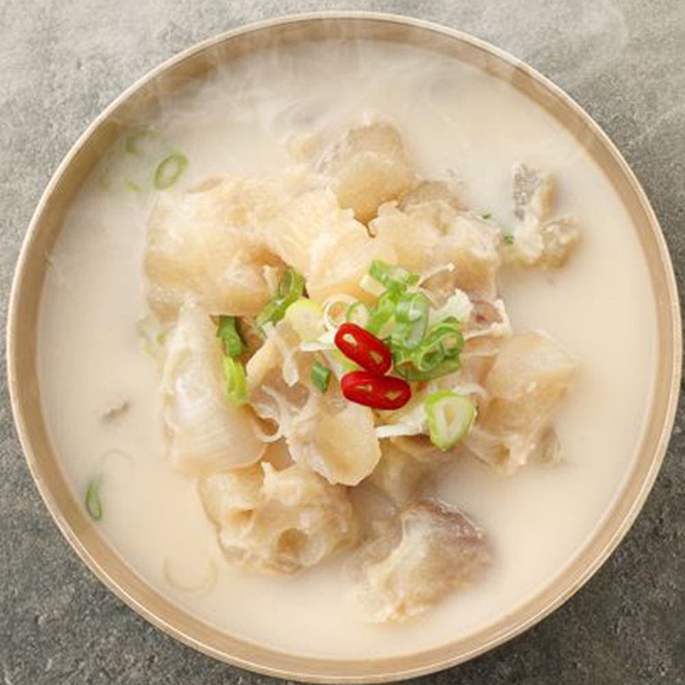 [네이버]스지 가득한 사골 도가니탕 500g 5팩 (12,700원/네멤무배)