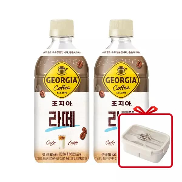 조지아 라떼 커피, 470ml, 24개 (20,660원 / 무료배송)