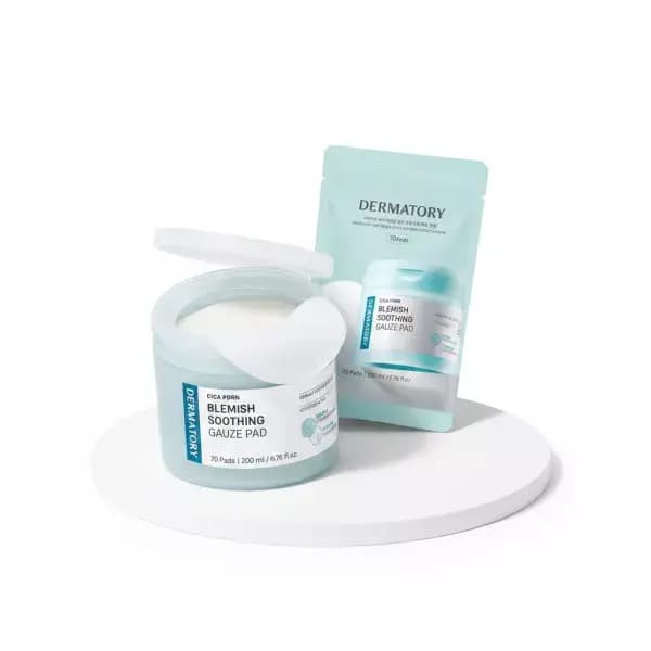 [올리브영]더마토리 시카 PDRN 흔적 진정 거즈 패드 70매+70매+패드 케이스 (22,900원/무배)