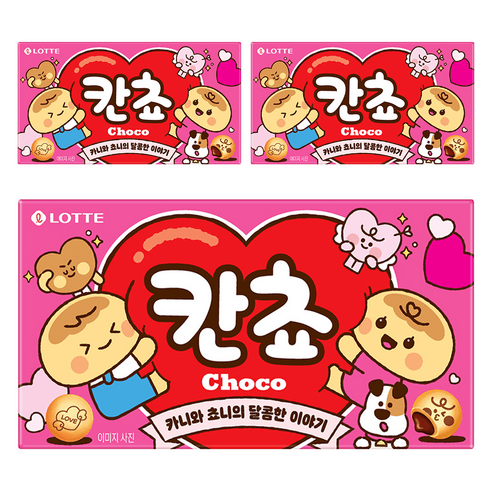 롯데웰푸드 칸초초코, 54g, 12개 (8,250원 / 무료배송)