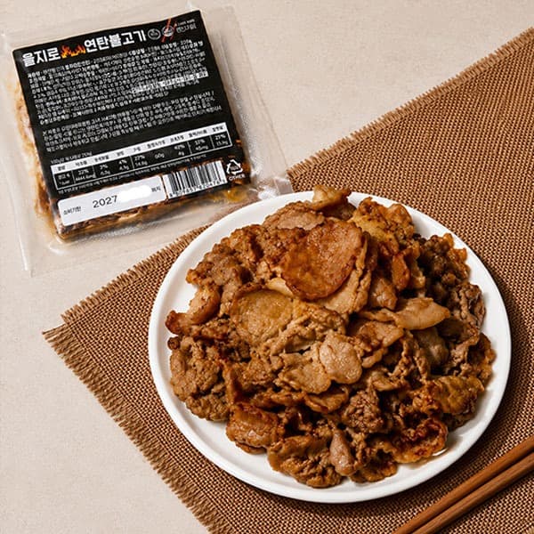 랜선식당 연탄불고기 250g 4개 , 8,300원 (무료배송)