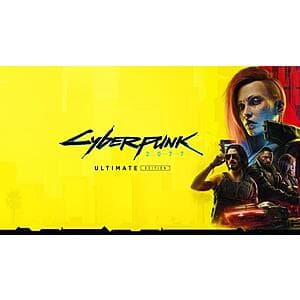Cyberpunk 2077: Ultimate Edition (PC Digital) $32 & More ($31.99 / (약: 45,387원))