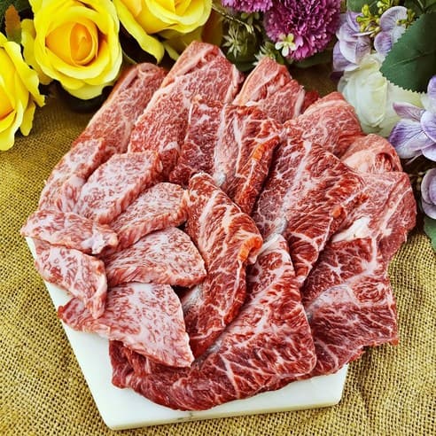 지마켓) 투뿔 한우 구이용 갈비살+특수모둠 400g (시즈닝+올리브오일) 30,180원 무배