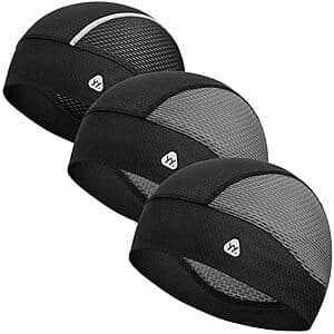 3-Pc YANIKY Breathable Mesh Skull Cap Helmet Liner (Various) $6.50 ((약: 9,222원))