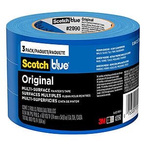 3-Pk 0.94" x 60-Yds ScotchBlue Original Multi-Surface Painters Tape $8.40 w/ S&S ((약: 11,917원))