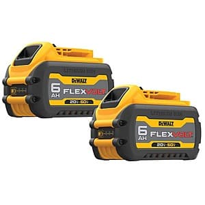 2-Pk DEWALT FLEXVOLT 20V/60V MAX Lithium-Ion 6.0Ah Battery Packs $170 + $15 S&H ($170.00 / (약: 241,196원))
