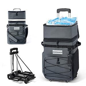 72 Can Odoland Leakproof Insulated Rolling Cooler Bag w/ Handle $27.20 + Free S&H ((약: 38,591원))