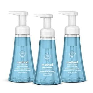 Select Account: 3-Pk 10-Oz Method Foaming Hand Soap (Sea Minerals) $7.10 w/ S&S ((약: 10,073원))