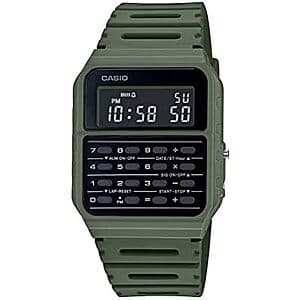 34mm Casio Data Bank Watch w/ 8-Digit Calculator & Resin Band (Olive Green) $23.95 ((약: 33,980원))