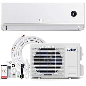 Costway Lithzen 12000 BTU 18.2 SEER2 WiFi Mini Split Air Conditioner/Heater $396 + Free S&H ($395.99 / (약: 561,830원))