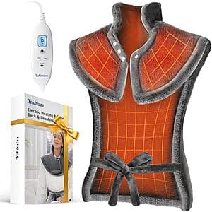 24" x 33" Yokimisu Weighted Wearable Electric Heating Pad ($39.99 / (약: 56,737원))