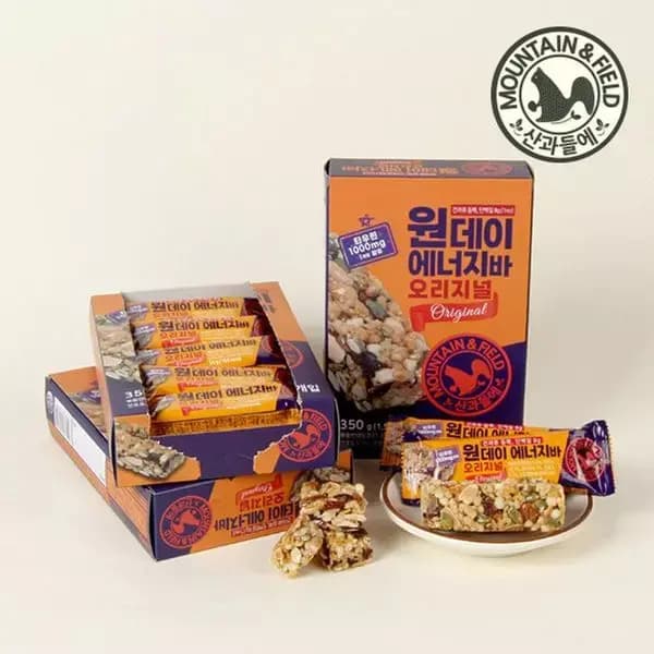 산과들에 원데이에너지바 오리지널 세트 (10x3개) (14,960원 / 무료배송)