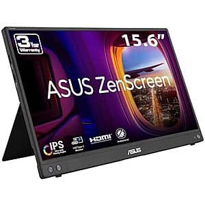 15.6″ ASUS ZenScreen 1080p USB-C Portable Monitor w/ Kickstand & Tripod Socket $96.05 + Free S&H ((약: 136,275원))