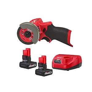 Milwaukee M12 FUEL 12V Brushless 3" Cut Off Saw 2x 5.0Ah Batteries & Charger ($189.00 / (약: 268,153원))