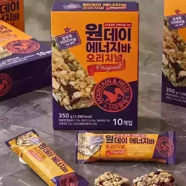 산과들에 원데이 에너지바 오리지널 10개세트 3개 (14,960원 / 무료배송)