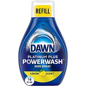 Select Locations: 16-Oz Dawn Platinum Plus Lemon Scent Dish Spray Refill $1.80 w/ S&S ((약: 2,553원))