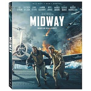 Midway (2019) (Blu-Ray + DVD + Digital) $5.60 ((약: 7,945원))