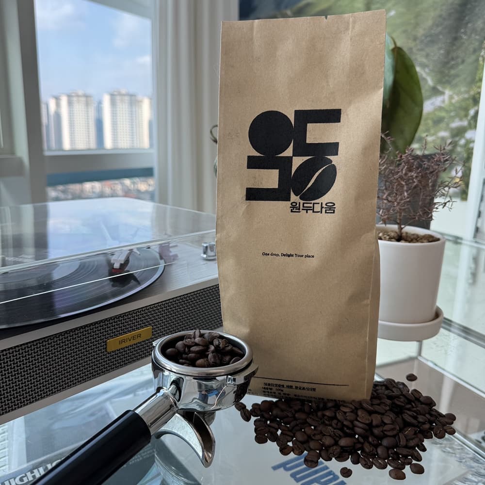 원두다움 다크블렌딩 당일로스팅 원두 500g (12,615원 / 무료배송)
