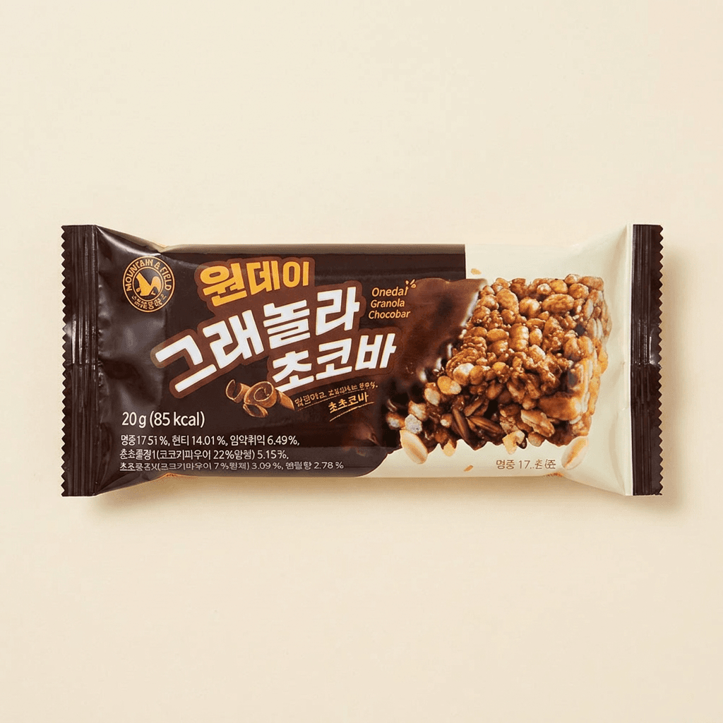 [토스쇼핑]산과들에 원데이 그래놀라 초코바, 20g, 10개입, 4박스 (11,900원/무배)